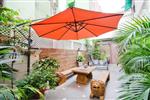 Guests can relax or have meals at terrace
